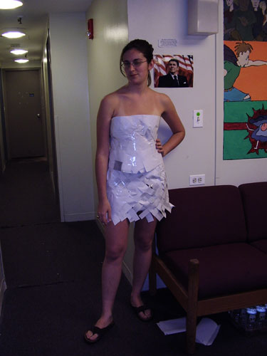 How To Make A Duct Tape Dress For Abc Party 