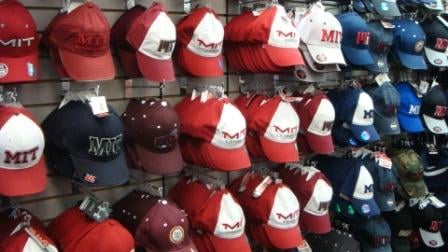 A bunch of hats at The Coop