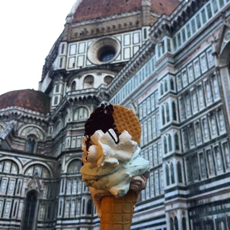 Italy's claims to fame: gelato and a cathedral (jk there's lots more, like art)