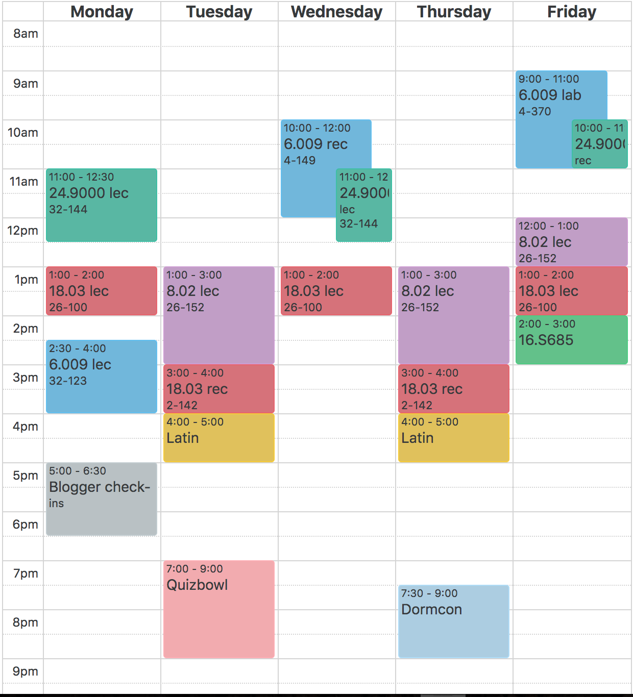 mit tour schedule