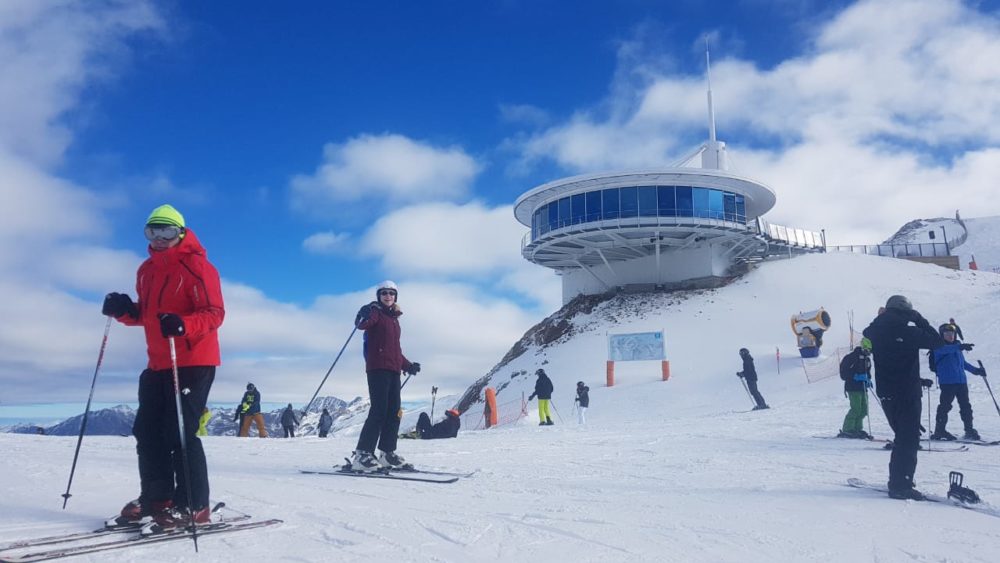 The top of one of the ski slopes at Grau Roig