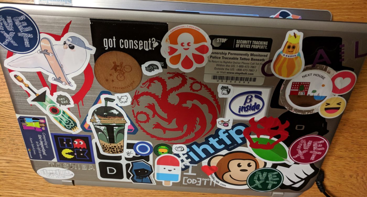 Laptop Stickers of MIT | MIT Admissions