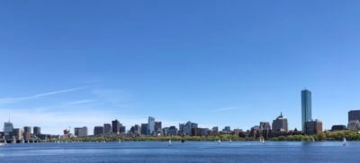 view of Boston skyline