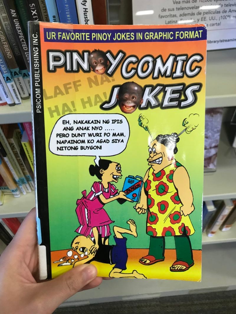 a book of comics called pinoy comic jokes