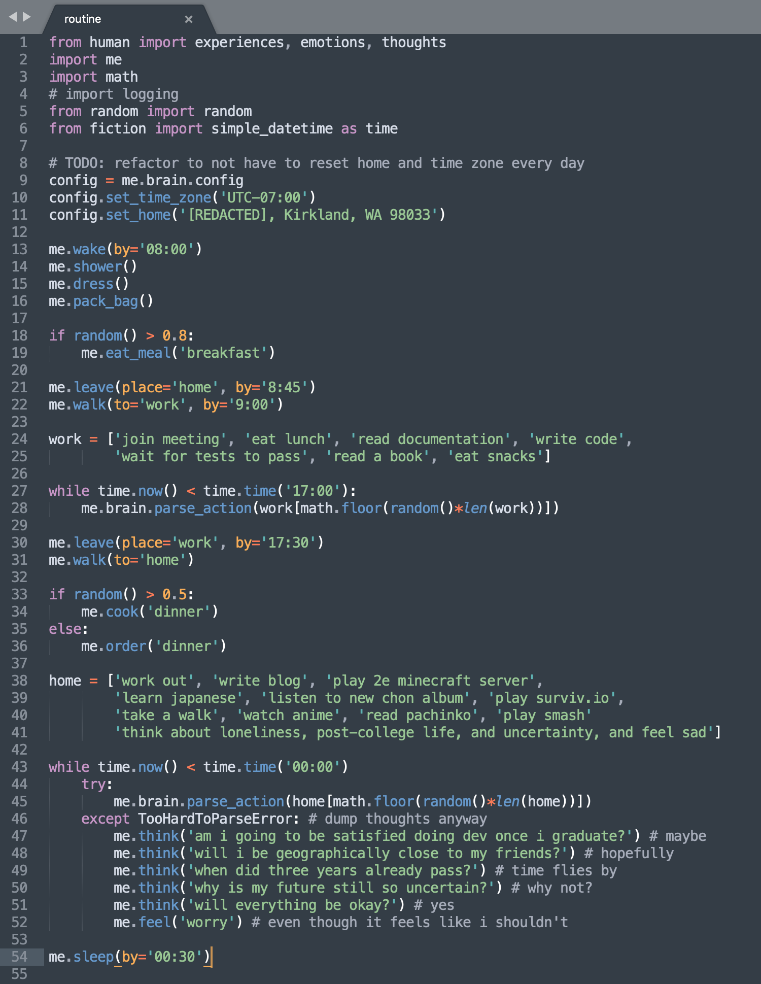 Python Routines routine.py | MIT Admissions