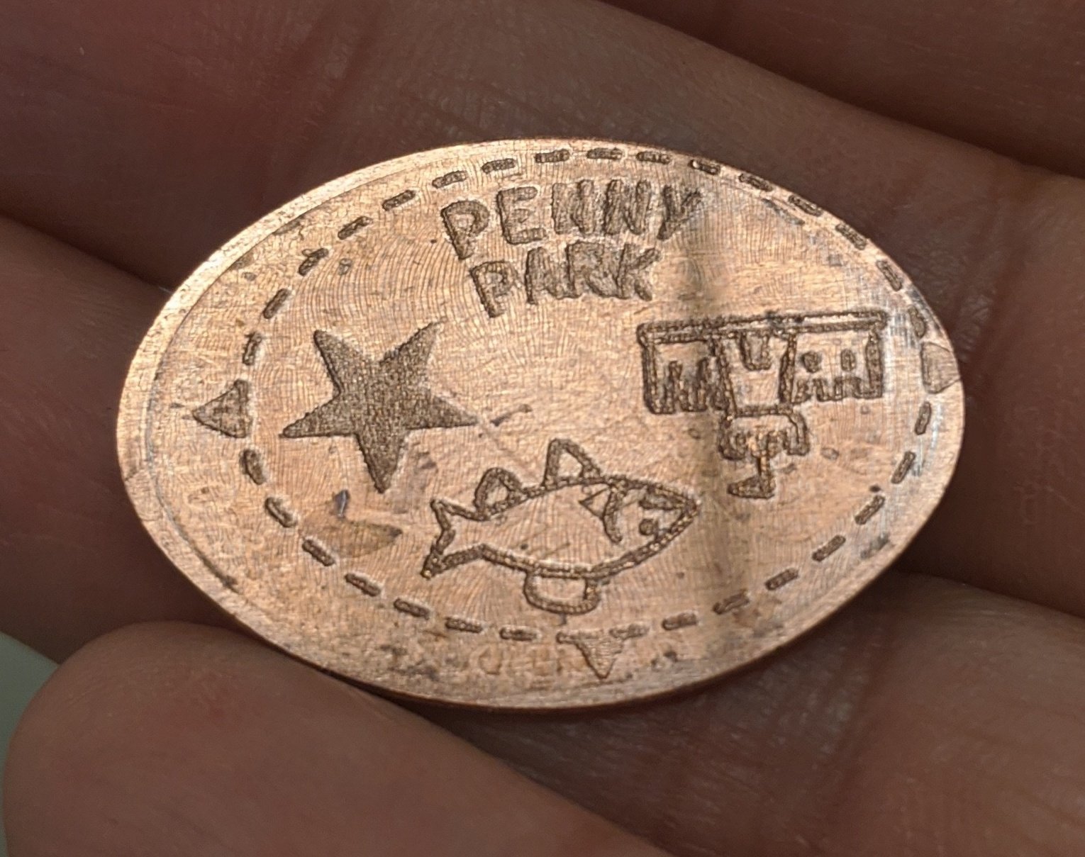 a picture of one of the pressed pennies