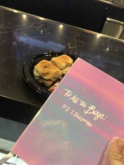 picture of free notebook and food