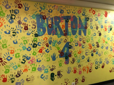 Burton 4 Handprint Wall