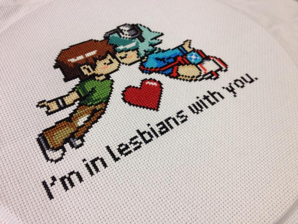 Commission Cross Stitch Piece