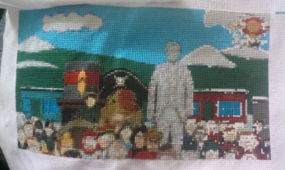 South Park Cross Stitch Mural