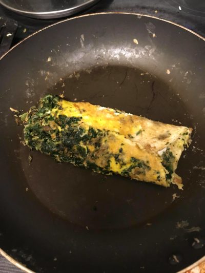 goat cheese omelette