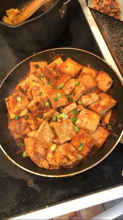 spicy braised tofu