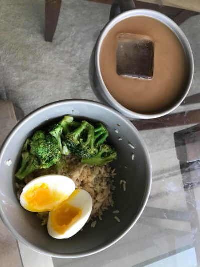 brown rice and broc