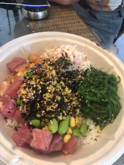 image of my poke bowl