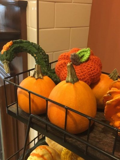knitted pumpkin