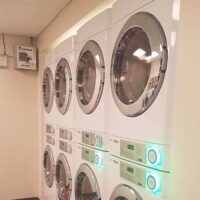 dryers in laundry room of dorm