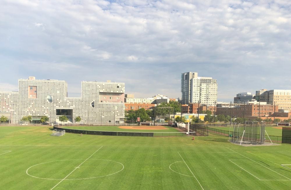 view of MIT's Simmons dormitory