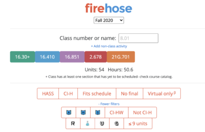 firehose filter interface