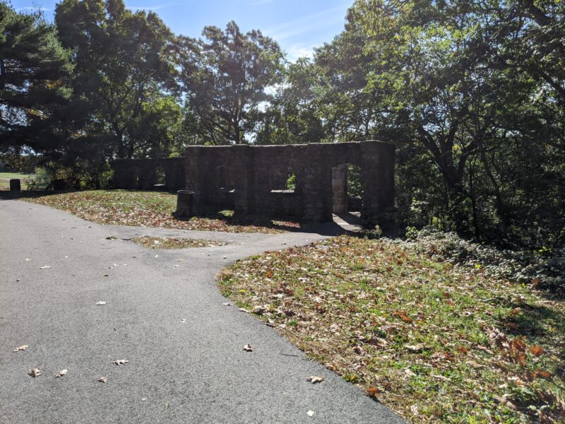 some stone ruins