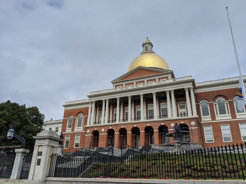 the Massachusetts State House
