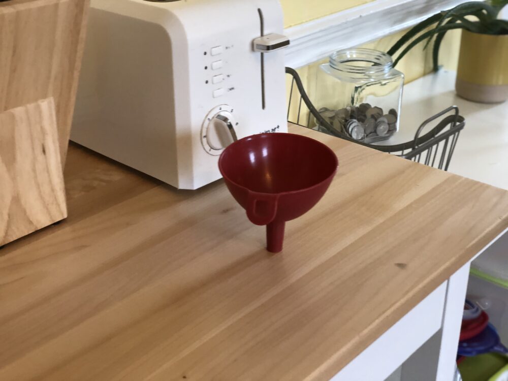 a photo of a funnel