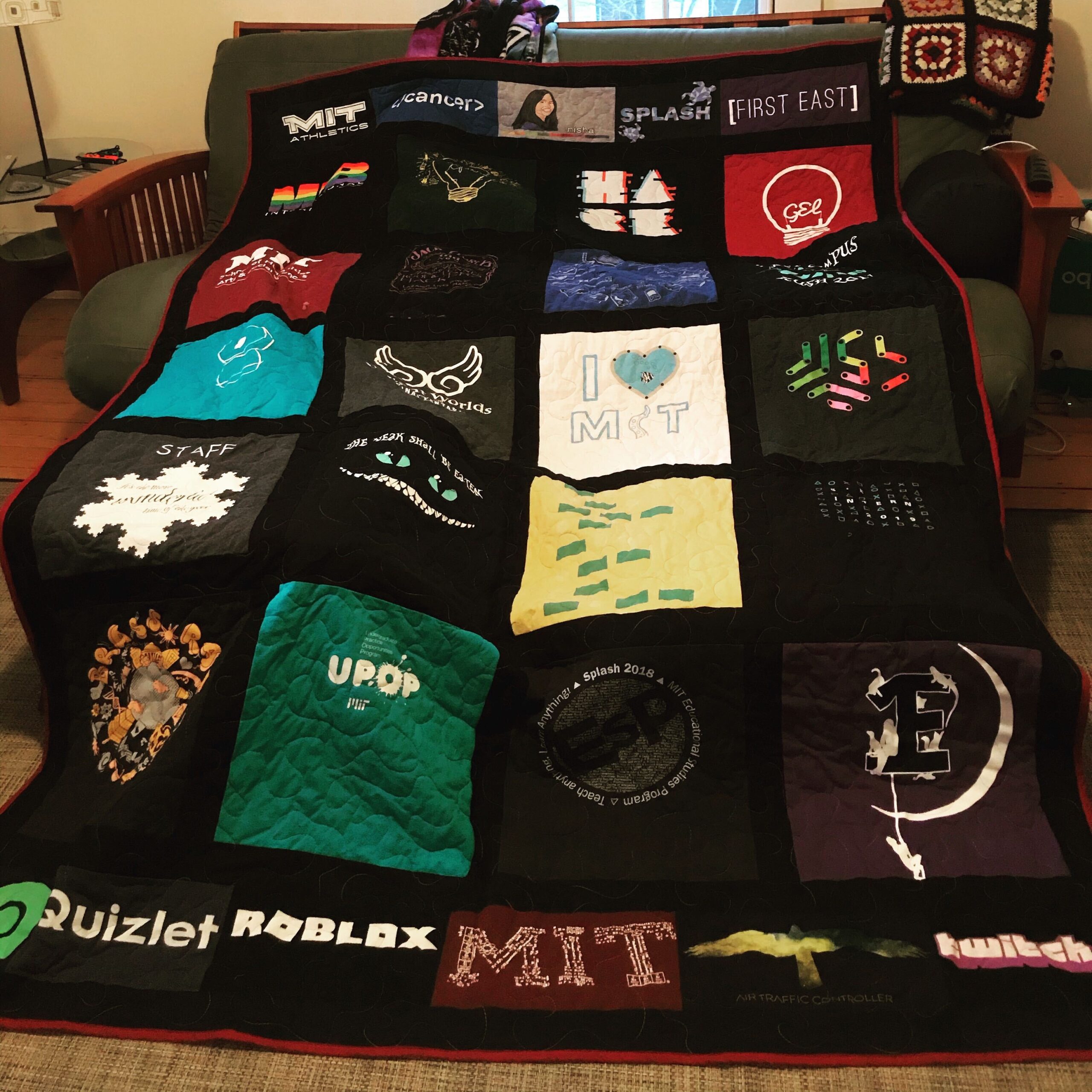 Mit Memory Quilt Mit Admissions - roblox fort buster shirt