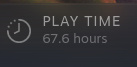 play time: 67.6 hours