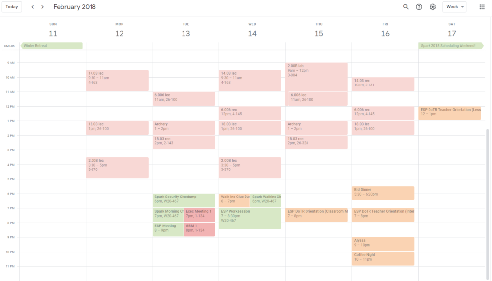 february 2018 google calendar