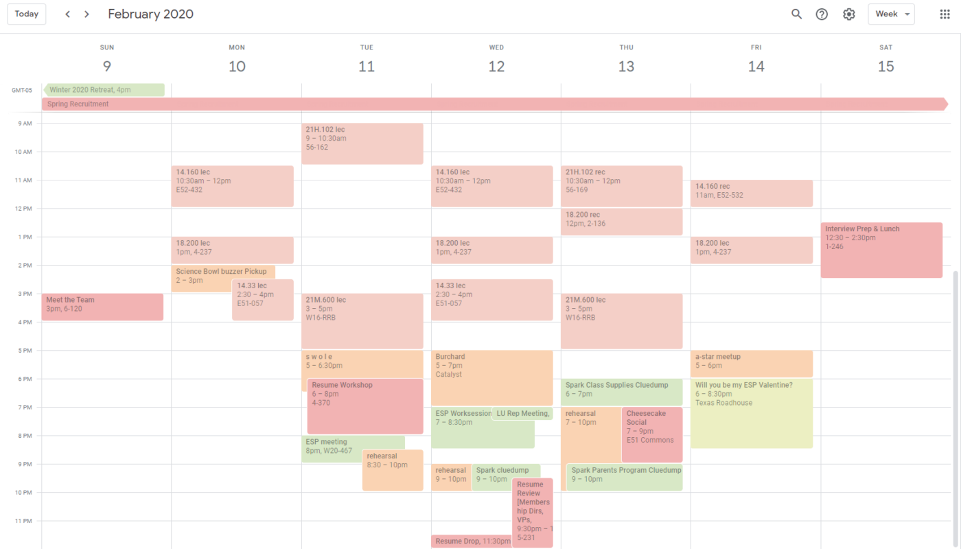 four weeks in the life | MIT Admissions