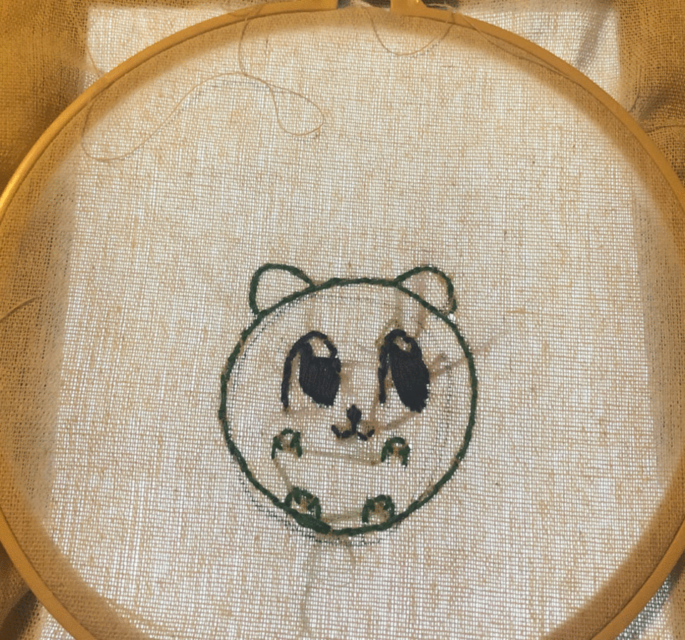 embroidered critters 
