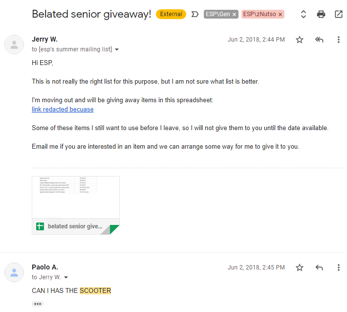 screenshot of email; text is below for screenreaders