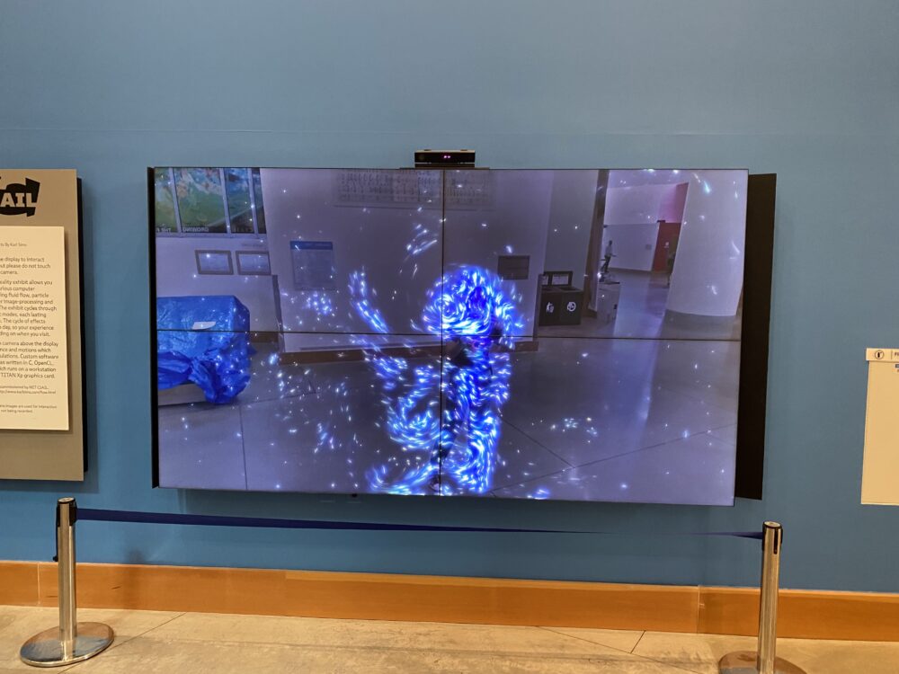 An image of the Stata Center AR Display