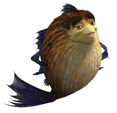 a picture of sykes from the movie Shark Tale