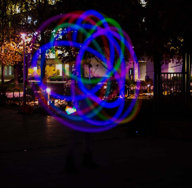 winnie performing poi