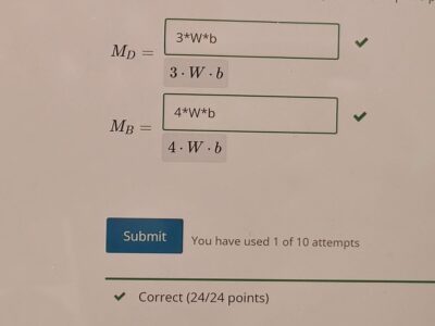 answers to a 2.001 pset problem
