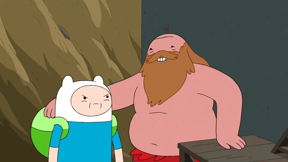 still of the show with finn and his dad