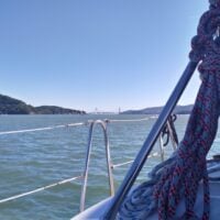 the san francisco bay, as seen from a boat