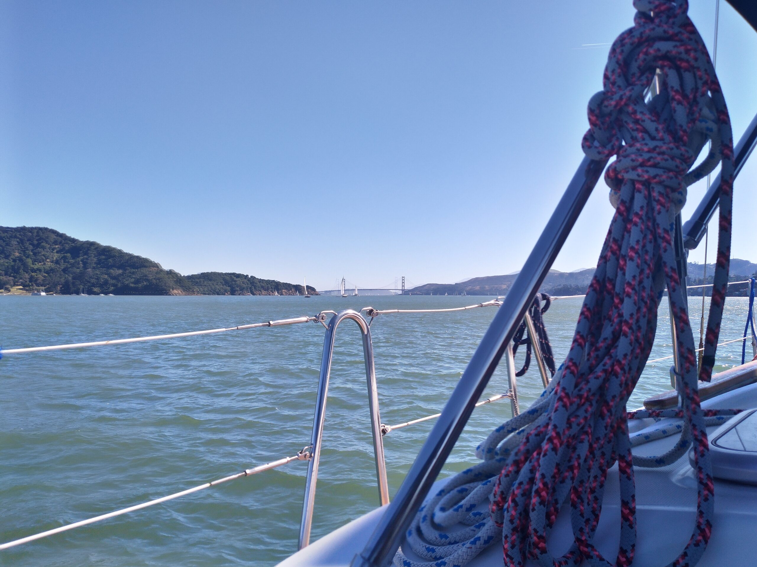 the san francisco bay, as seen from a boat