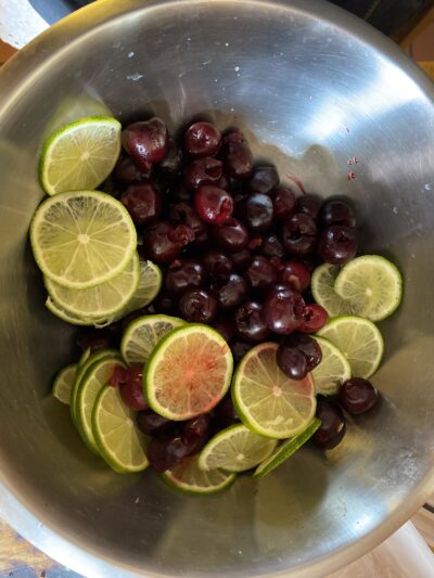 cherry limes preserves