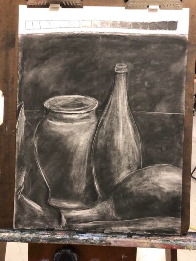 drawing of ceramic vessels