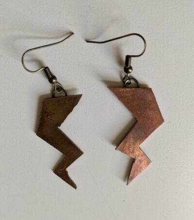 lightning bolt earrings