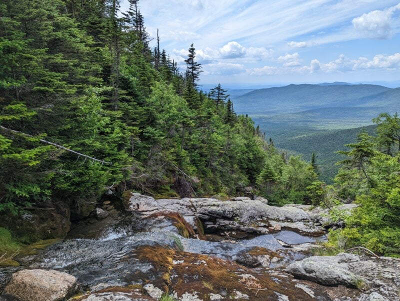 mountain vista with a river