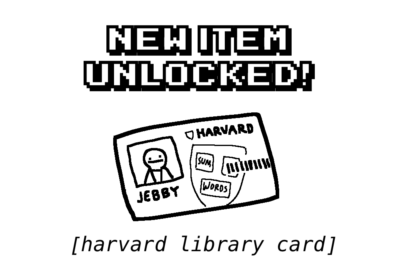 harv library card