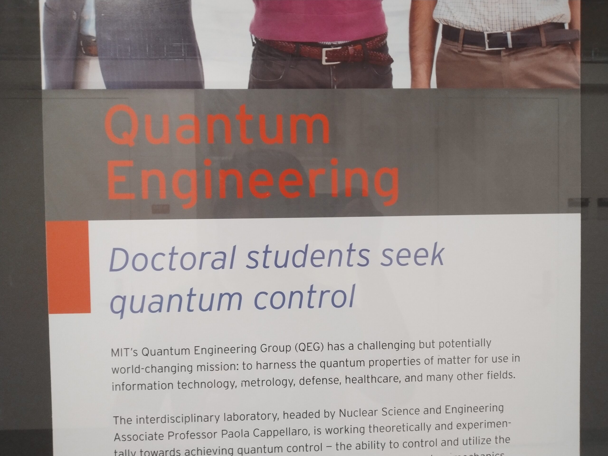 display about quantum engineering group