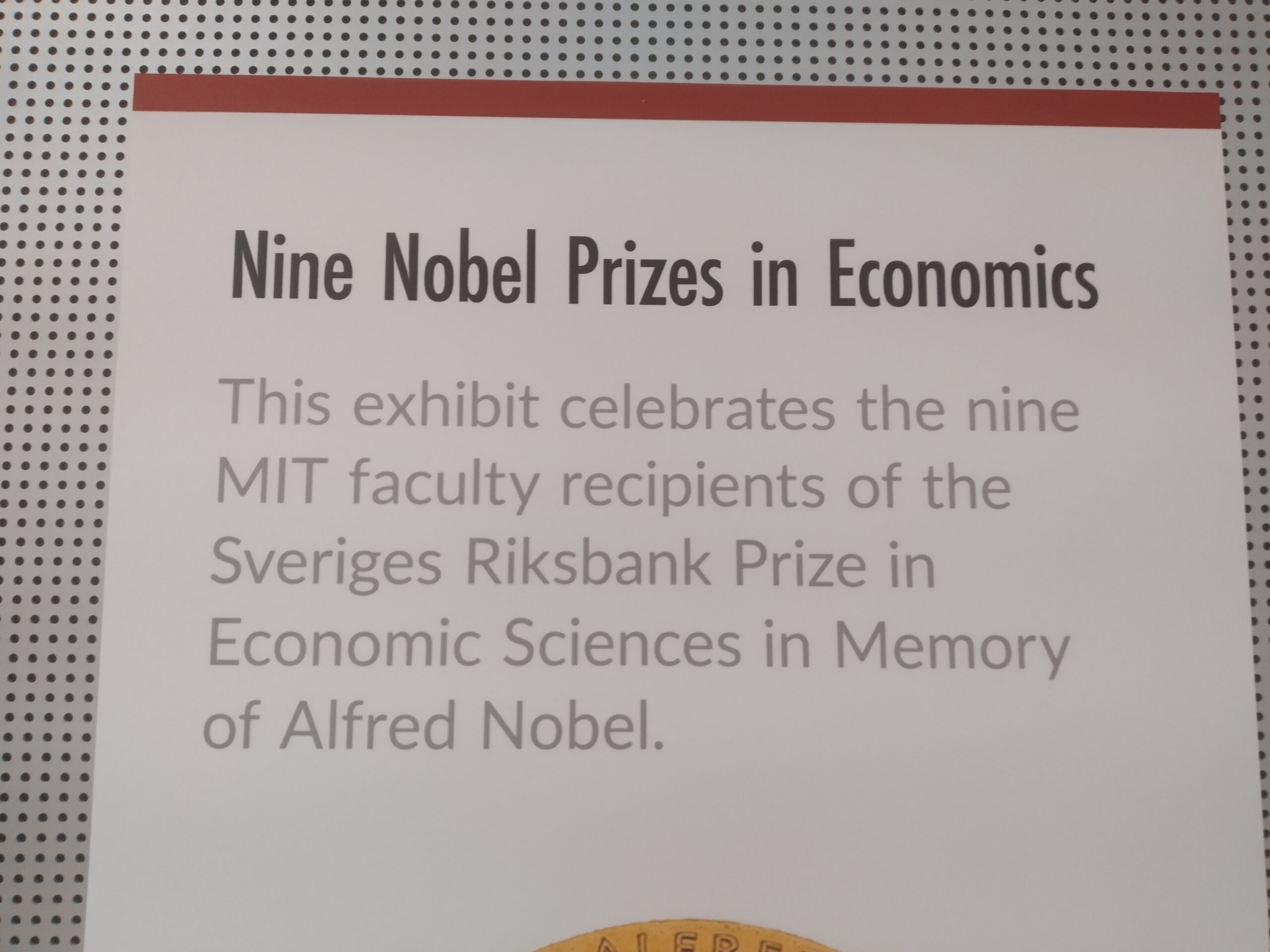 display about economics nobel prizes