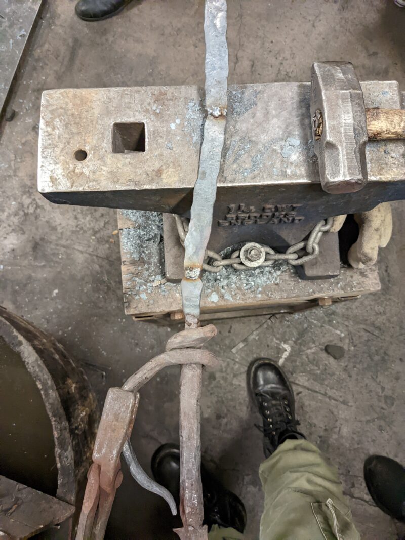blade with welds