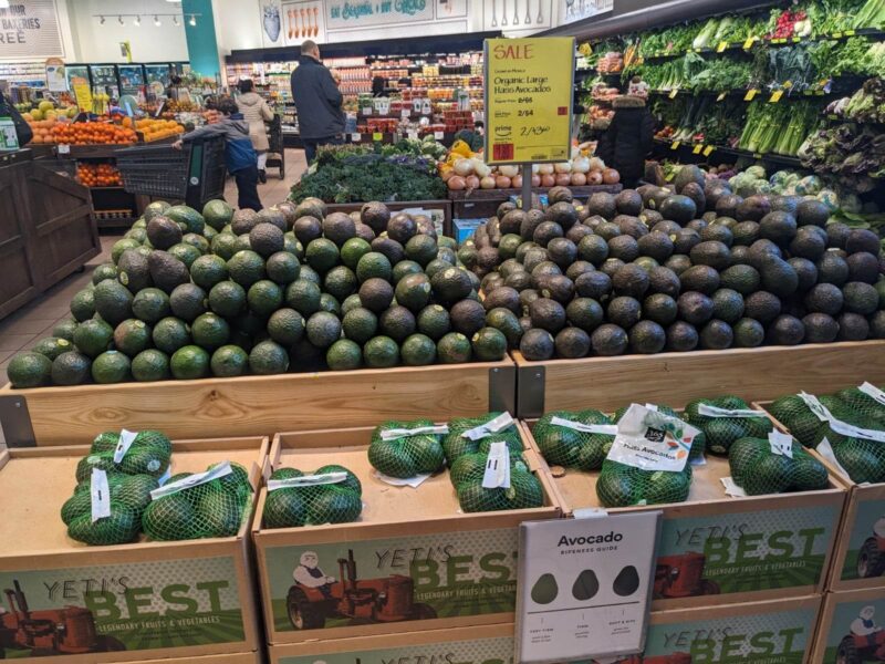 picture of avocados