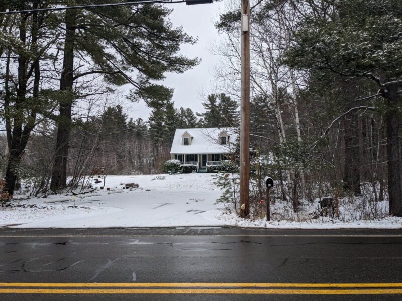 a house with eyes