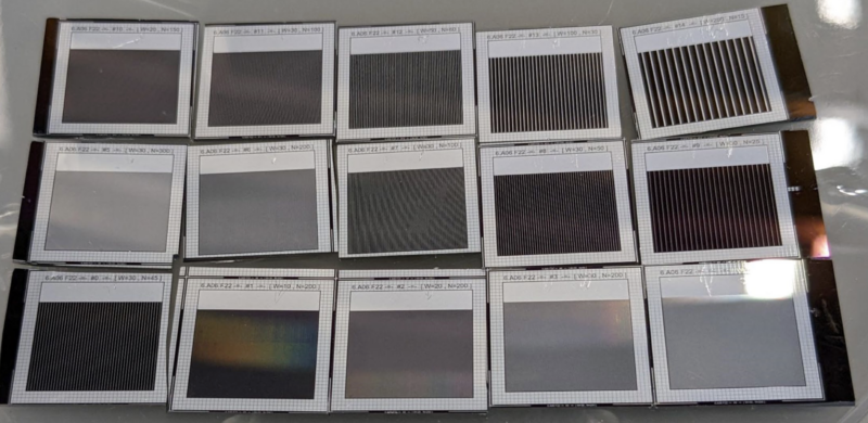 15 different solar cell designs