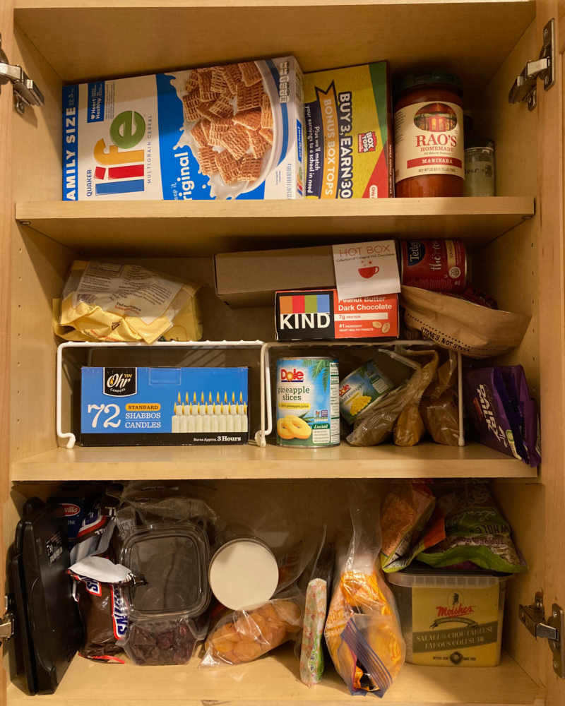 All the food in my cabinet